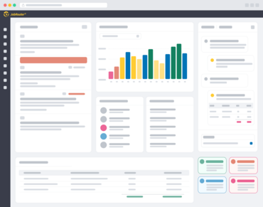 The JobRouter user interface displays the dashboard and the AI agent.