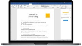 microsoft office word JobRouter integration