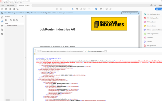 JobFerd Modul | ZUGFeRD Rechnungen automatisch erstellen ...