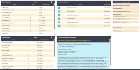 Widgets für Geburtstagliste, Anwesenheitsliste und co. in JobRouter®