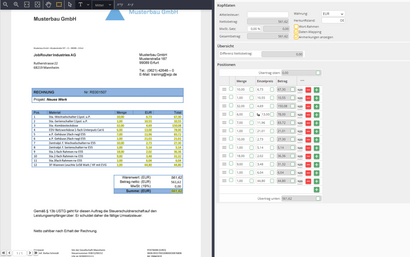 Screenshot Datenmapping 