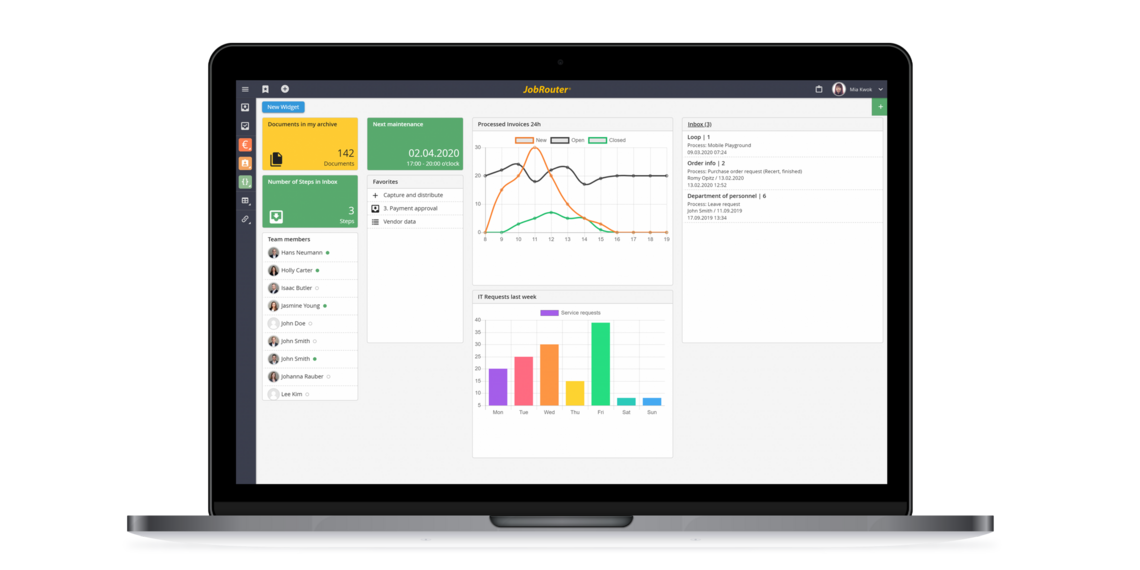 20 Years of JobRouter Digitalization is Yellow!